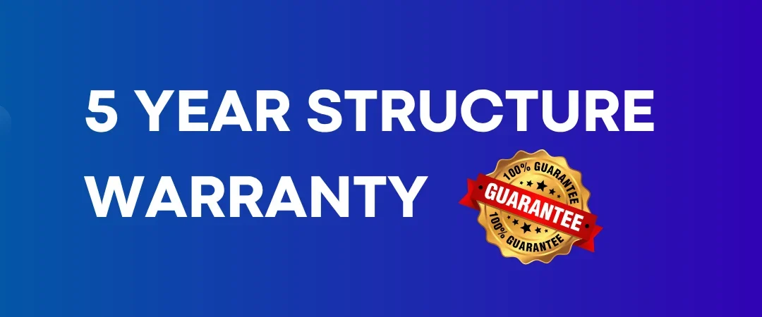 5 year structure warranty
