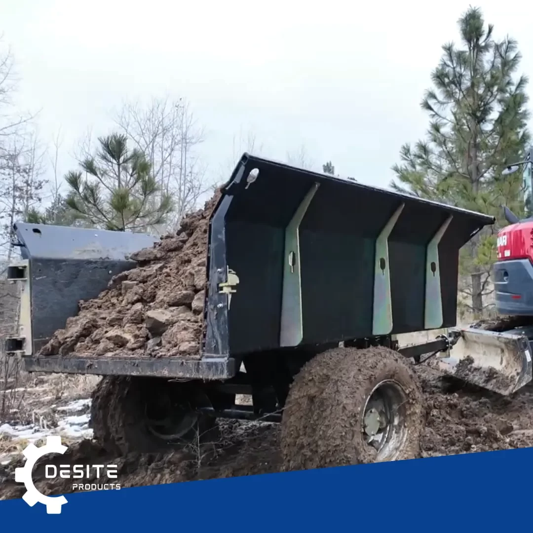 Xtreme Duty Dump Trailer XD80 IN ACTION Xtreme Duty Dump Trailer XD80 IN ACTION